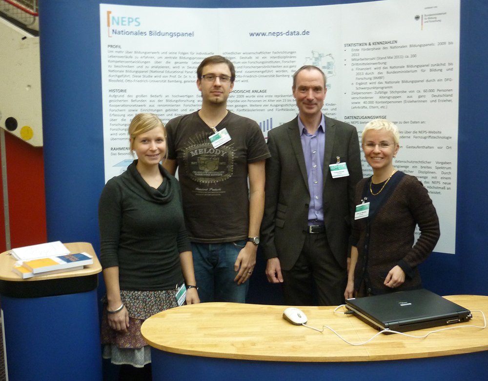 Foto (v.l.n.r.): Kerstin Haberkorn, Dietmar Angerer, Dr. Thomas Bäumer, Dr. Jutta von Maurice