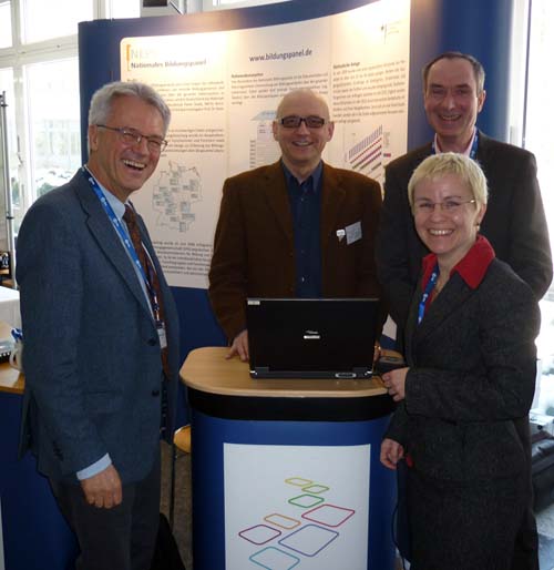 From left to right: Prof. Dr. Manfred Prenzel, Dr. Götz Lechner, Dr. Thomas Bäumer, Dr. Jutta von Maurice.