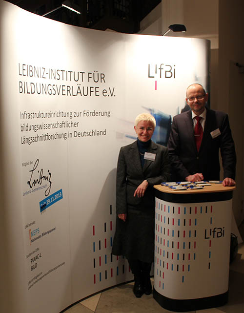 Prof. Dr. Hans-Günther Roßbach, Managing Director of LIfBi, and Dr. Jutta von Maurice, Executive Director of Research of LIfBi  
