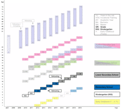 Starting Cohort Kindergarten in the Multicohort Sequence Design